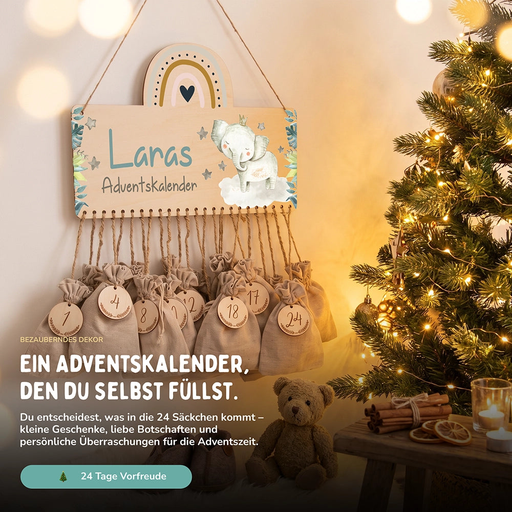 Adventskalender Kinder - Elefant