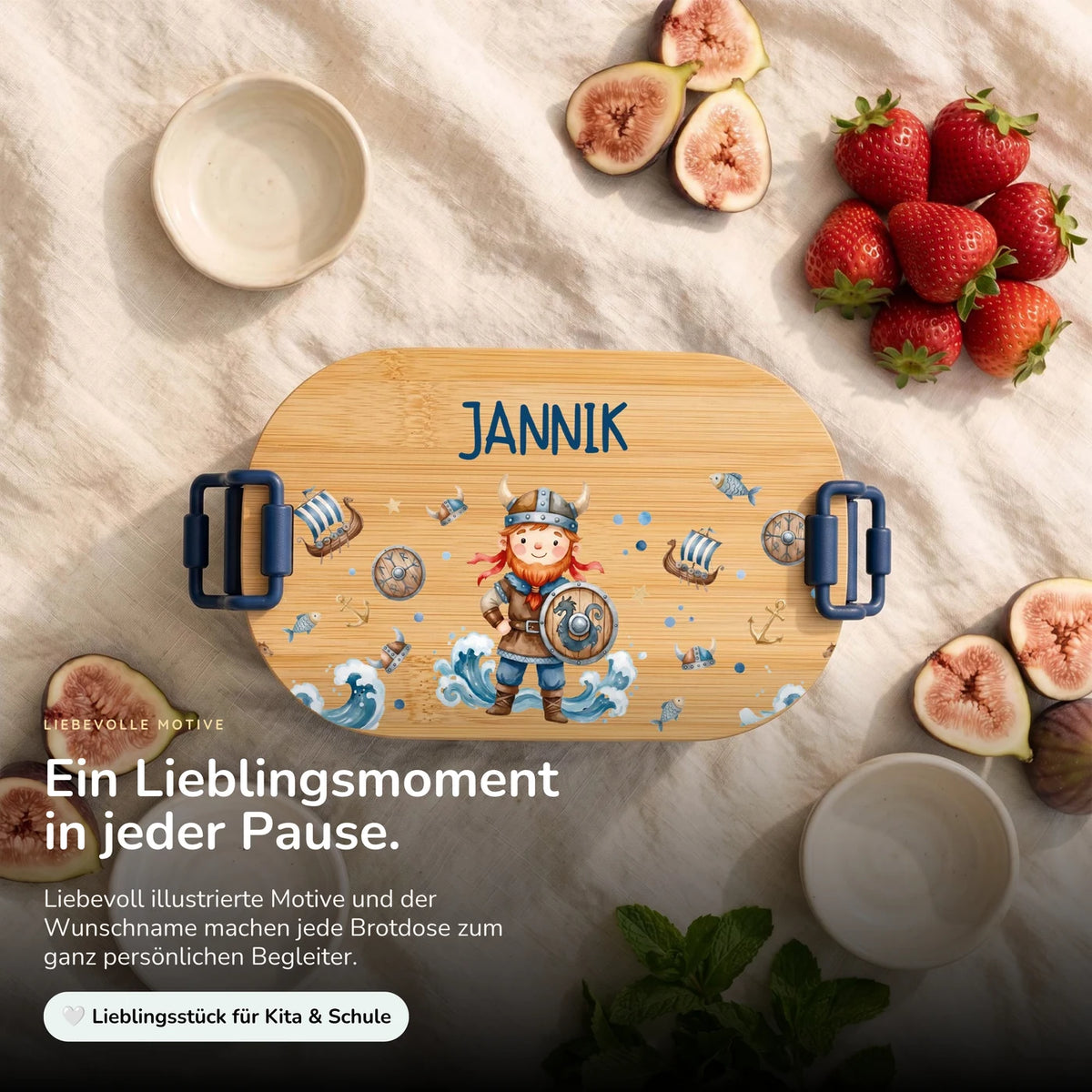 Brotdose Kinder personalisiert, Wikinger