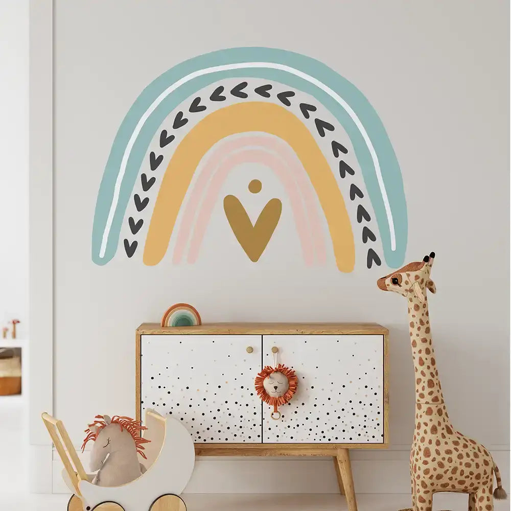 Wandtattoo Kinderzimmer - Rainbow