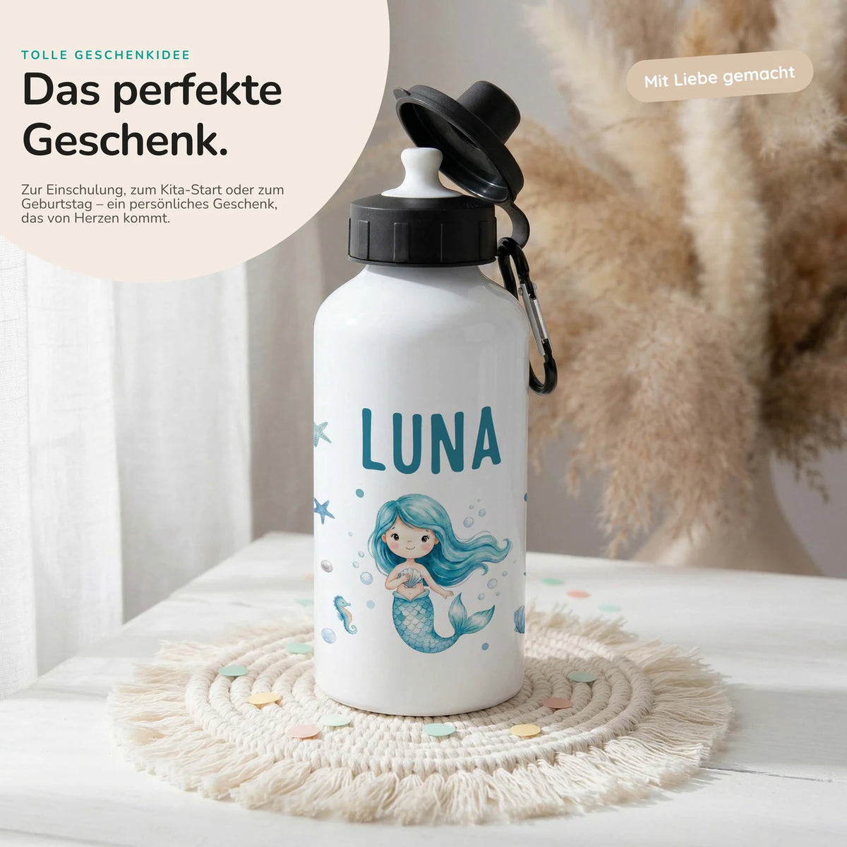 Personalisierte Trinkflasche Kinder â BĂ€r & Fuchs