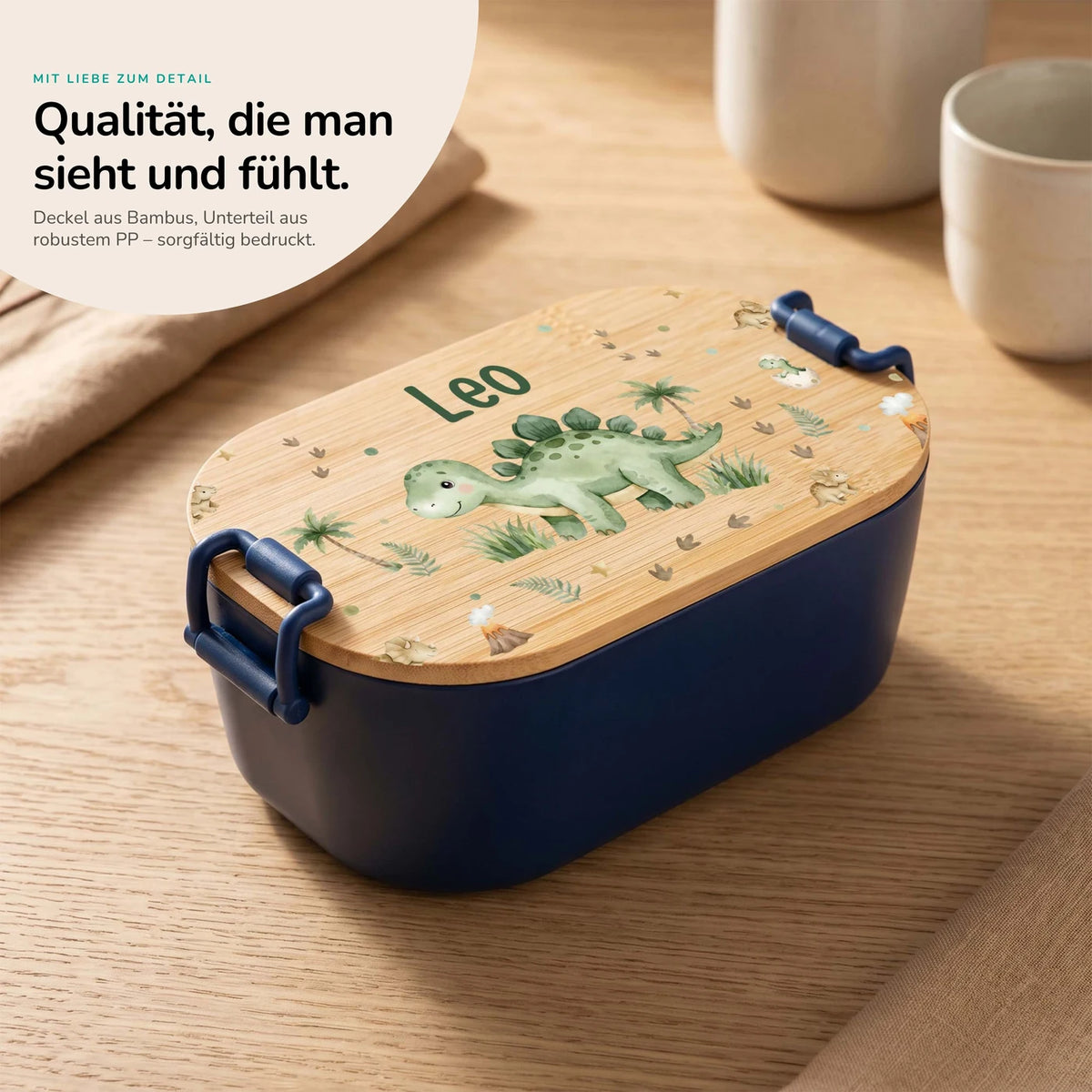 Brotdose Kinder personalisiert, Dinosaurier