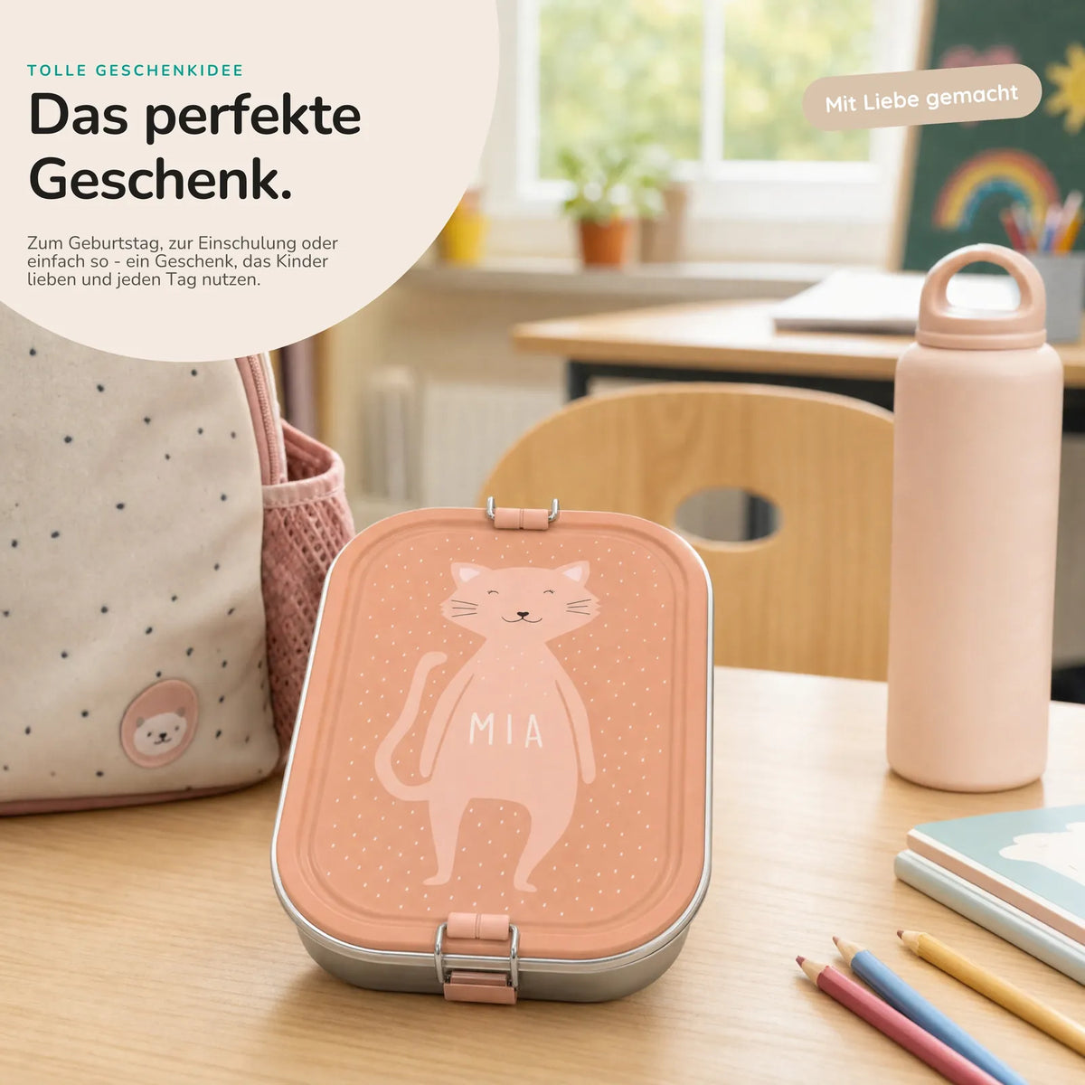 Trixie Brotdose Kinder Katze, ideal für den Kindergarten