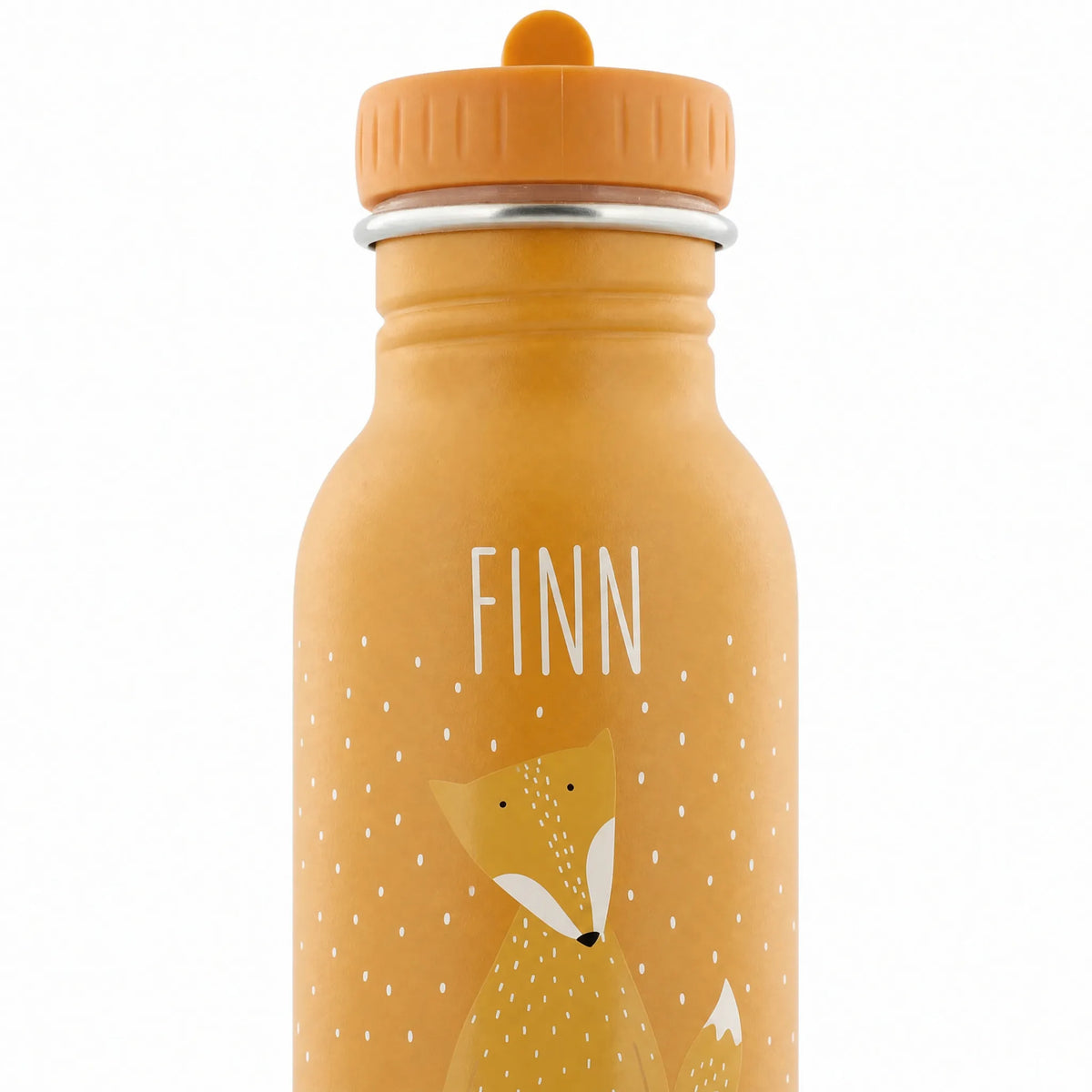 Trixie Trinkflasche Kinder Fuchs, für Kita und Schule, mit Wunschname