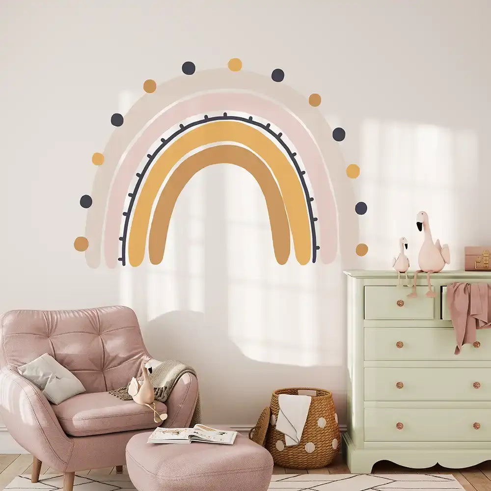 Wandaufkleber rainbow dot
