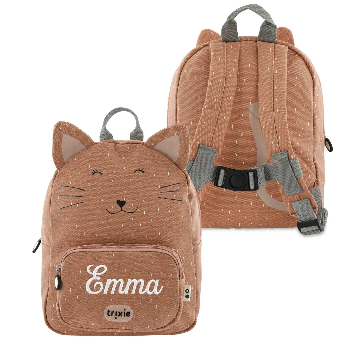 Trixie Kindergartenrucksack Katze, personalisiert mit Namen aufgestickt