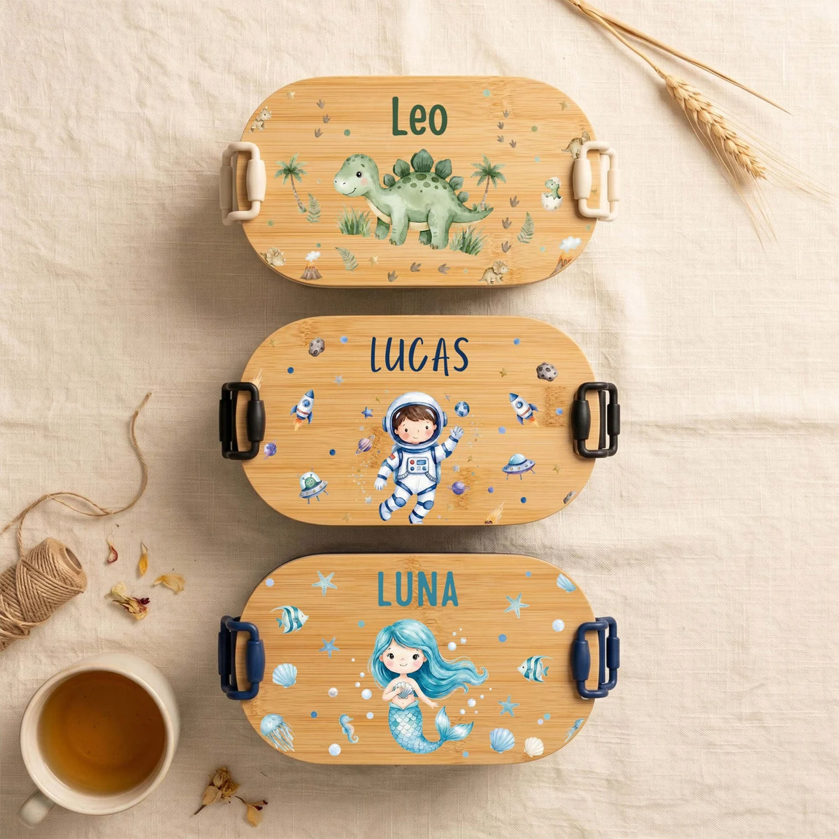 Brotdose Kinder personalisiert, Astronaut