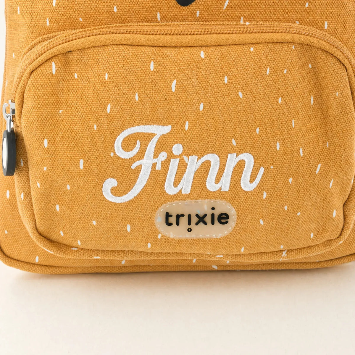Trixie Kindergartenrucksack Fuchs, Brustschnalle und Namensschild innen