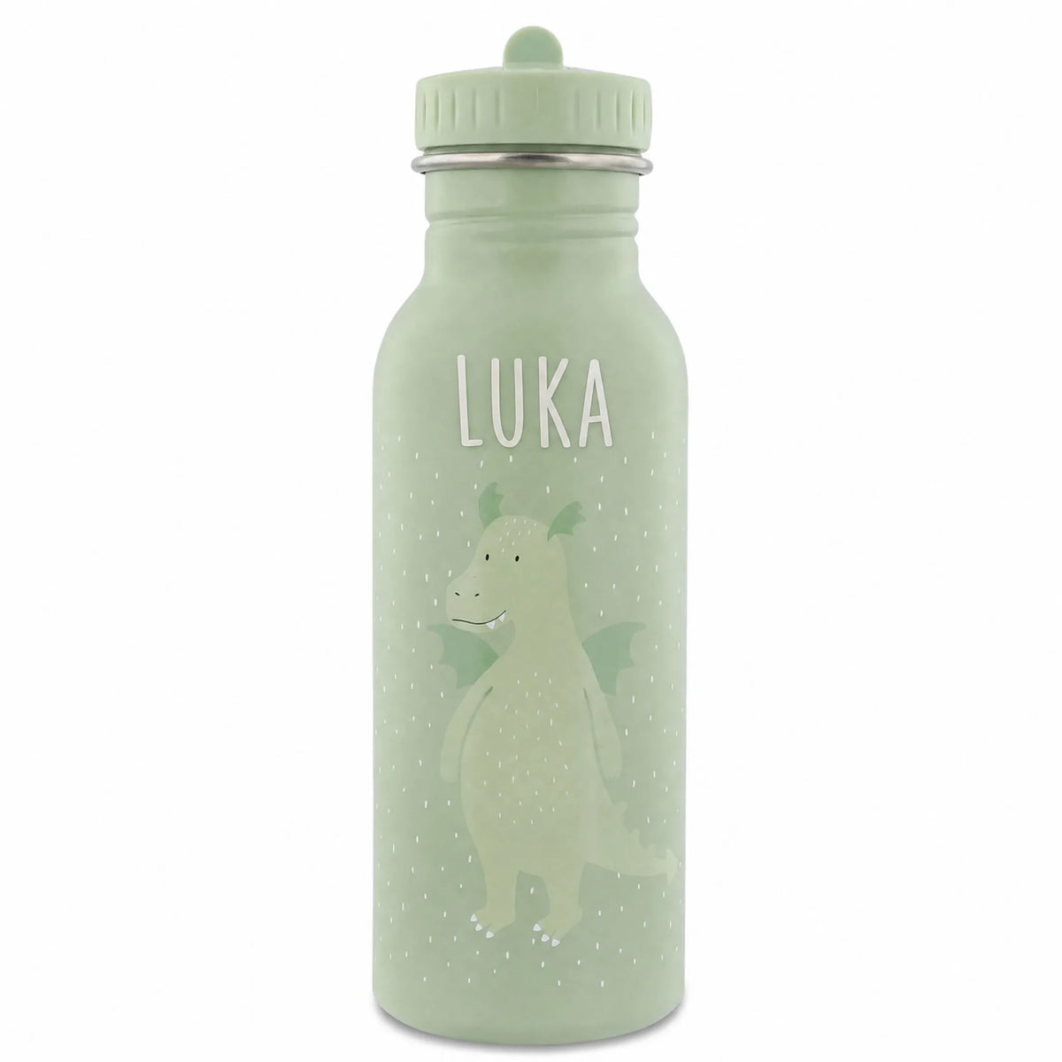 Trixie Trinkflasche Kinder Drache, Tiermotiv-Detail mit Wunschname