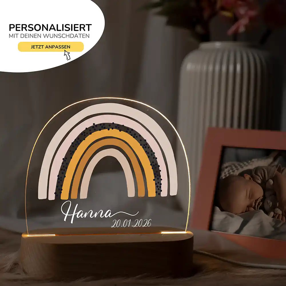 Kinderzimmer Bundle Regenbogen 3 Tonieregal + Nachtlicht