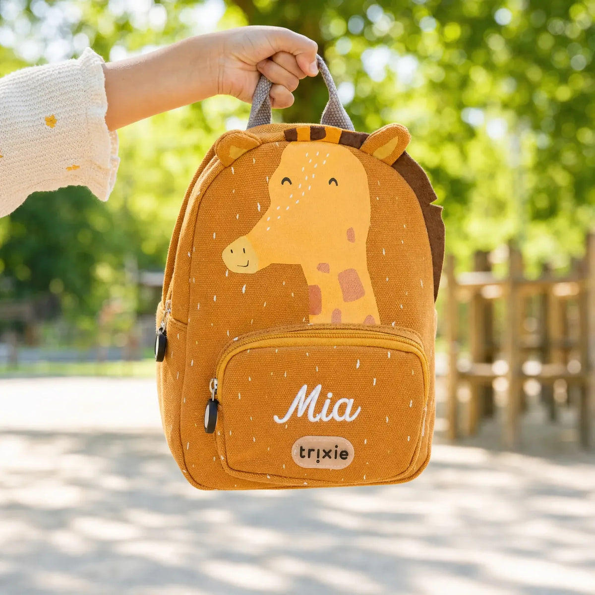 Trixie Kindergartenrucksack Giraffe, Geschenkidee mit Wunschname