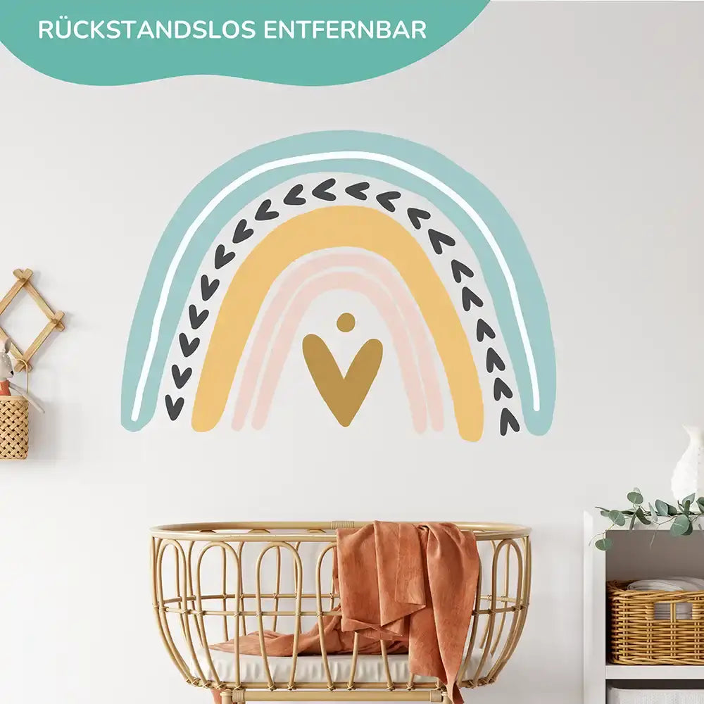 Wandtattoo Kinderzimmer - Rainbow