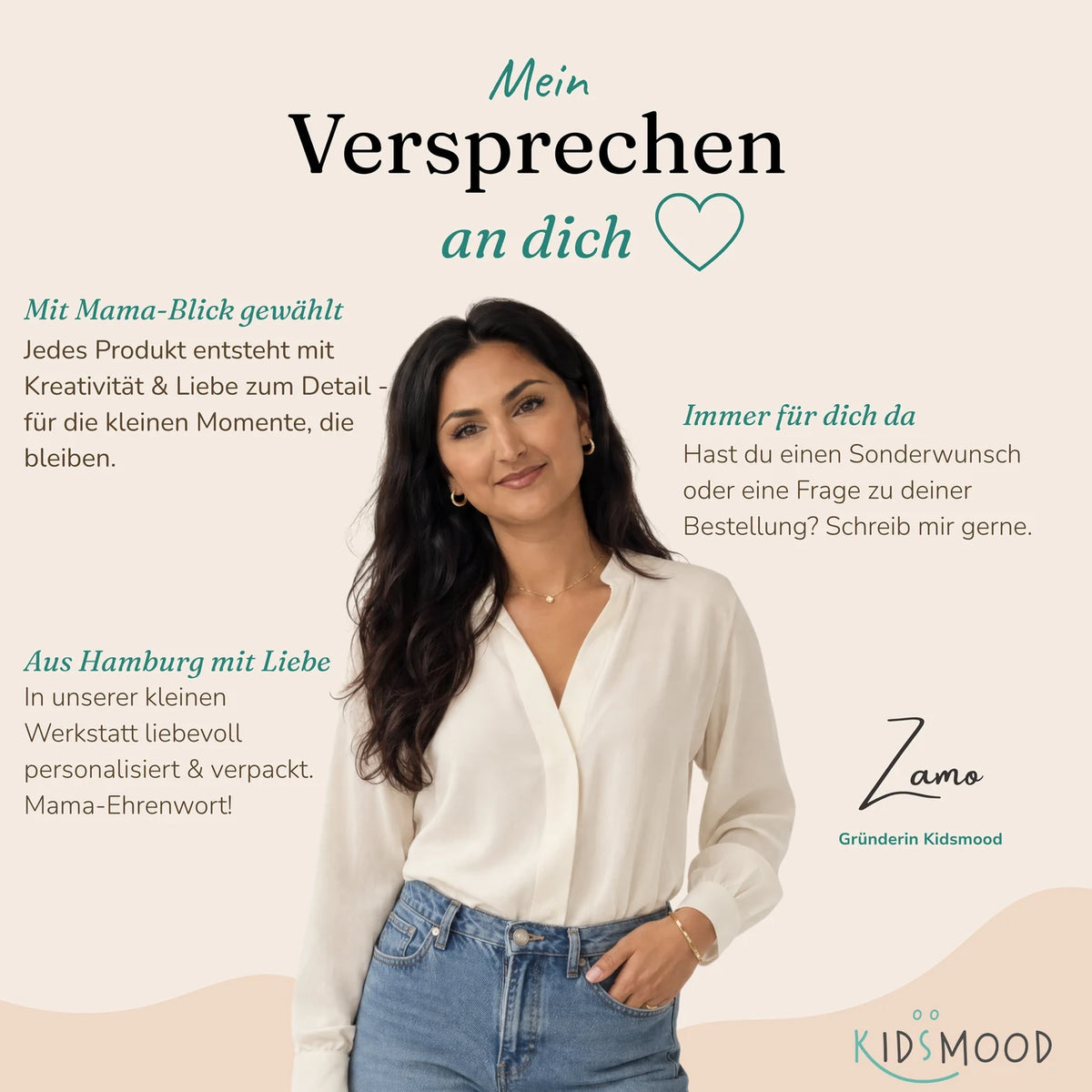 Personalisierte Keksdose Regenbogen Rosa – Keramik & Bambus mit Wunschname