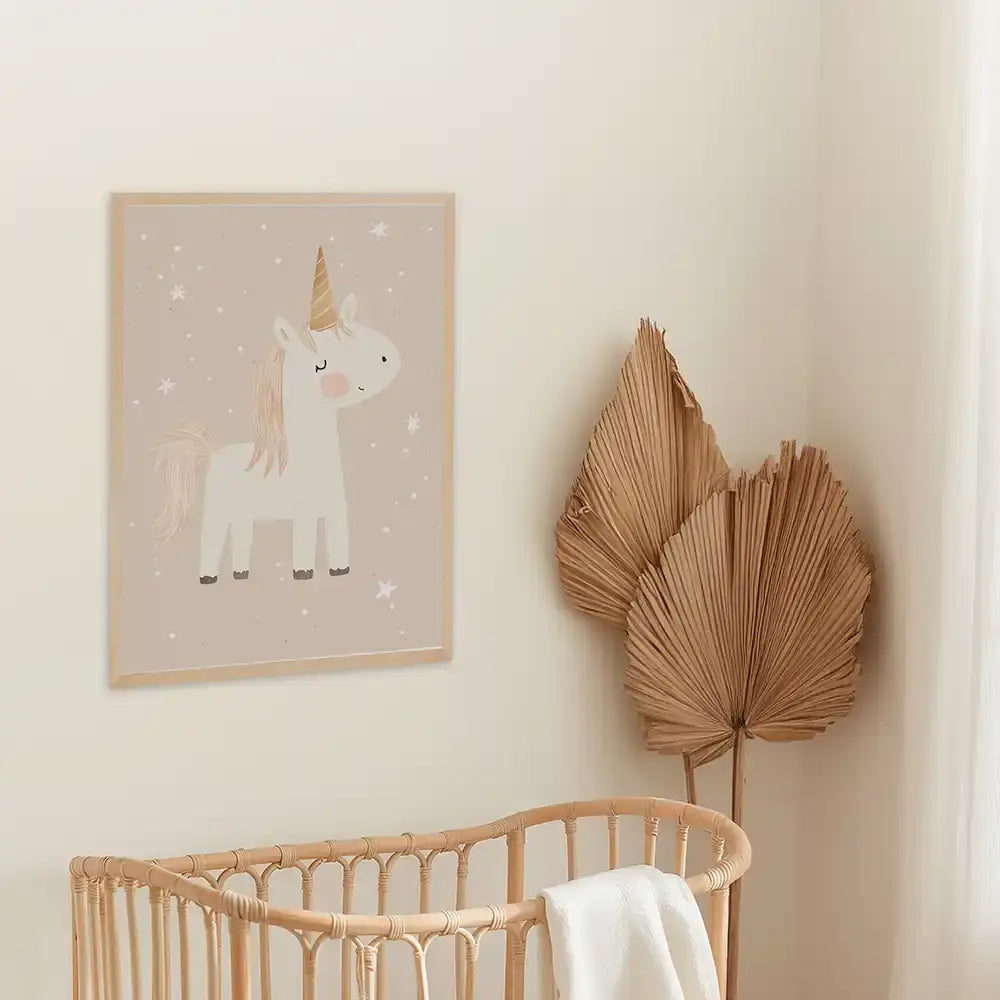 Poster 3er-Set - Herzen, Einhorn & Dream Big fĂŒrs Kinderzimmer