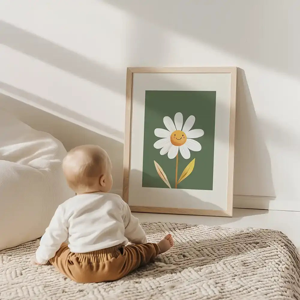 Poster 3er-Set - Zitrone, Selbstakzeptanz & Gänseblümchen fürs Kinderzimmer