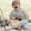 GroĂźes Schulstart-Set personalisiert fĂĽr Kinder: Brotdose, Trinkflasche und Tasse