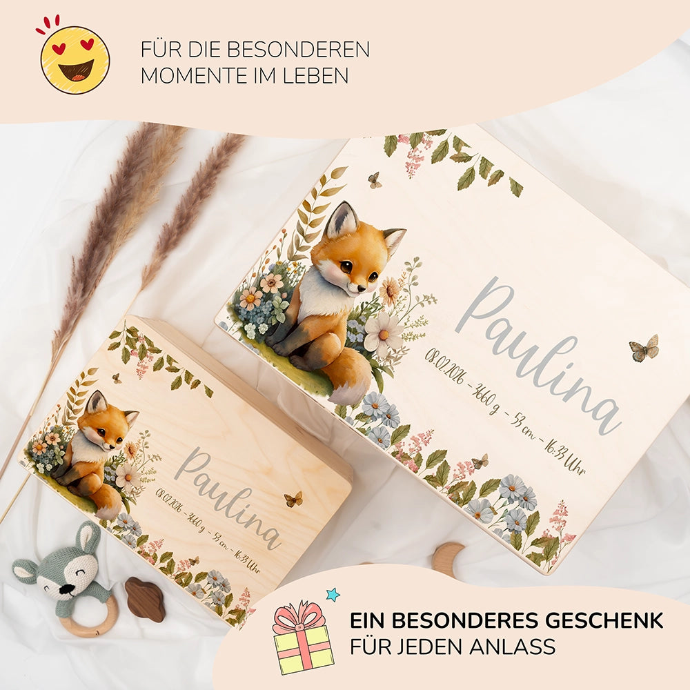 Erinnerungsbox Baby - Baby Fuchs