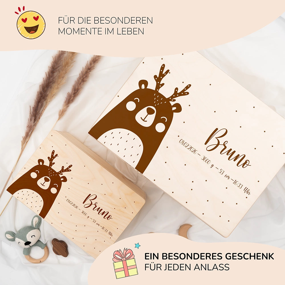 Personalisierte Erinnerungskiste X-Mas BĂ€r
