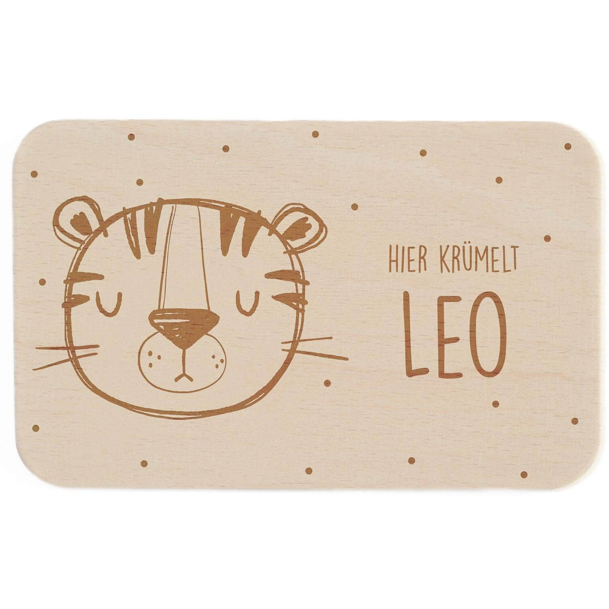 breakfast board with custom name and design
