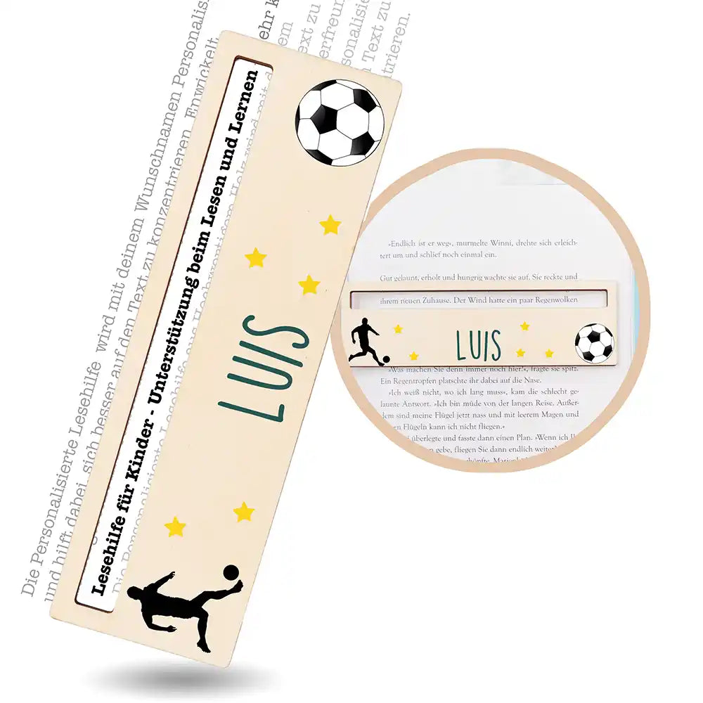 Lesehilfe personalisiert - FuĂźballer