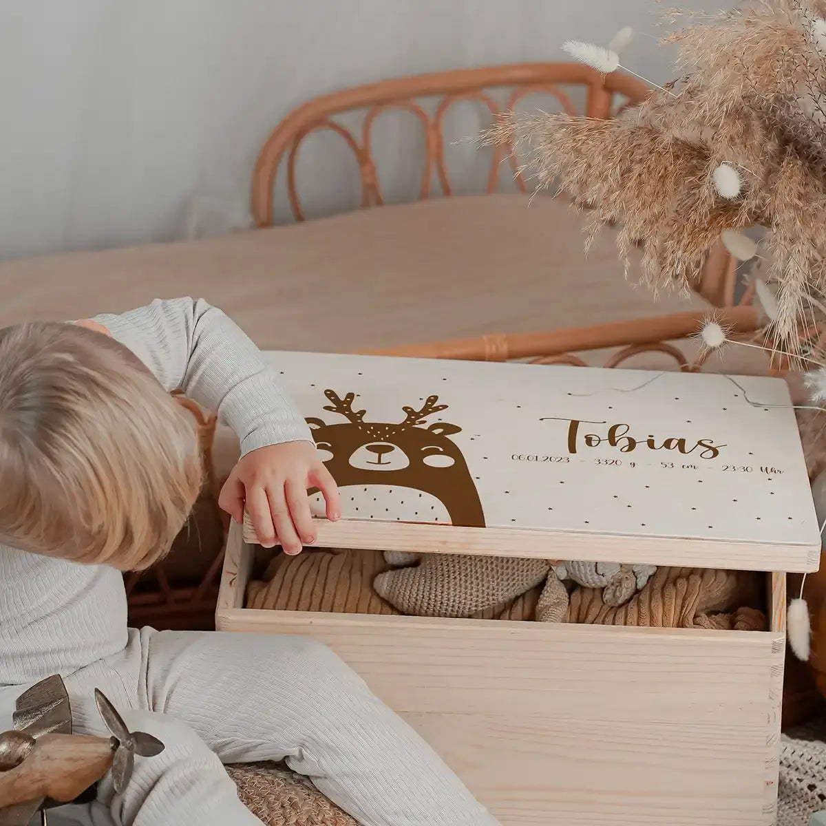 Personalisierte Erinnerungskiste X-Mas BĂ€r