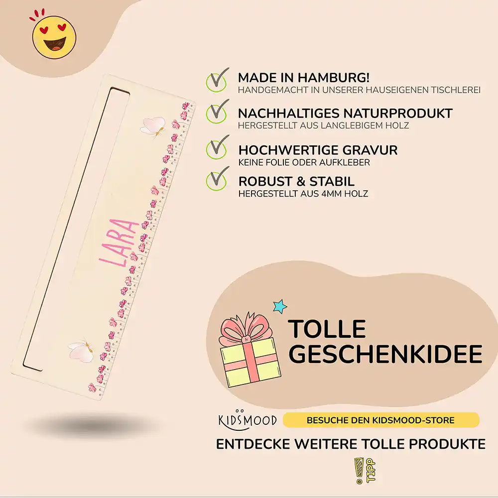 Lesehilfe personalisiert - Blumenwiese