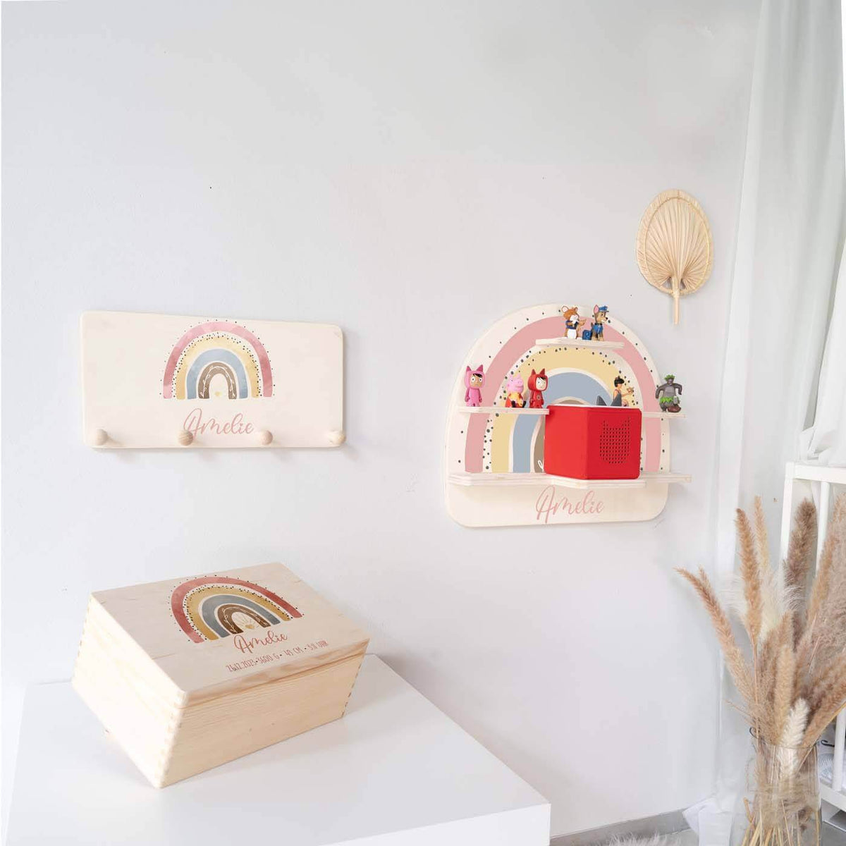 personalisiertes regenbogen-bundle fĂŒr kinderzimmer
