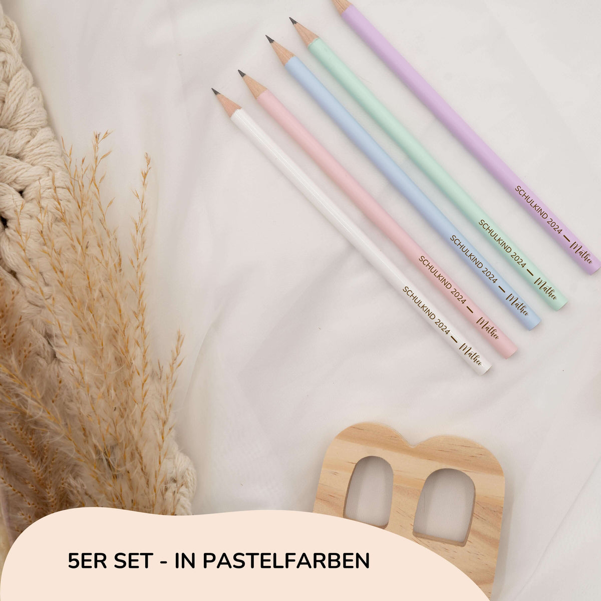 5er-Set Bleistifte personalisiert -kadsmood.comBleistifte