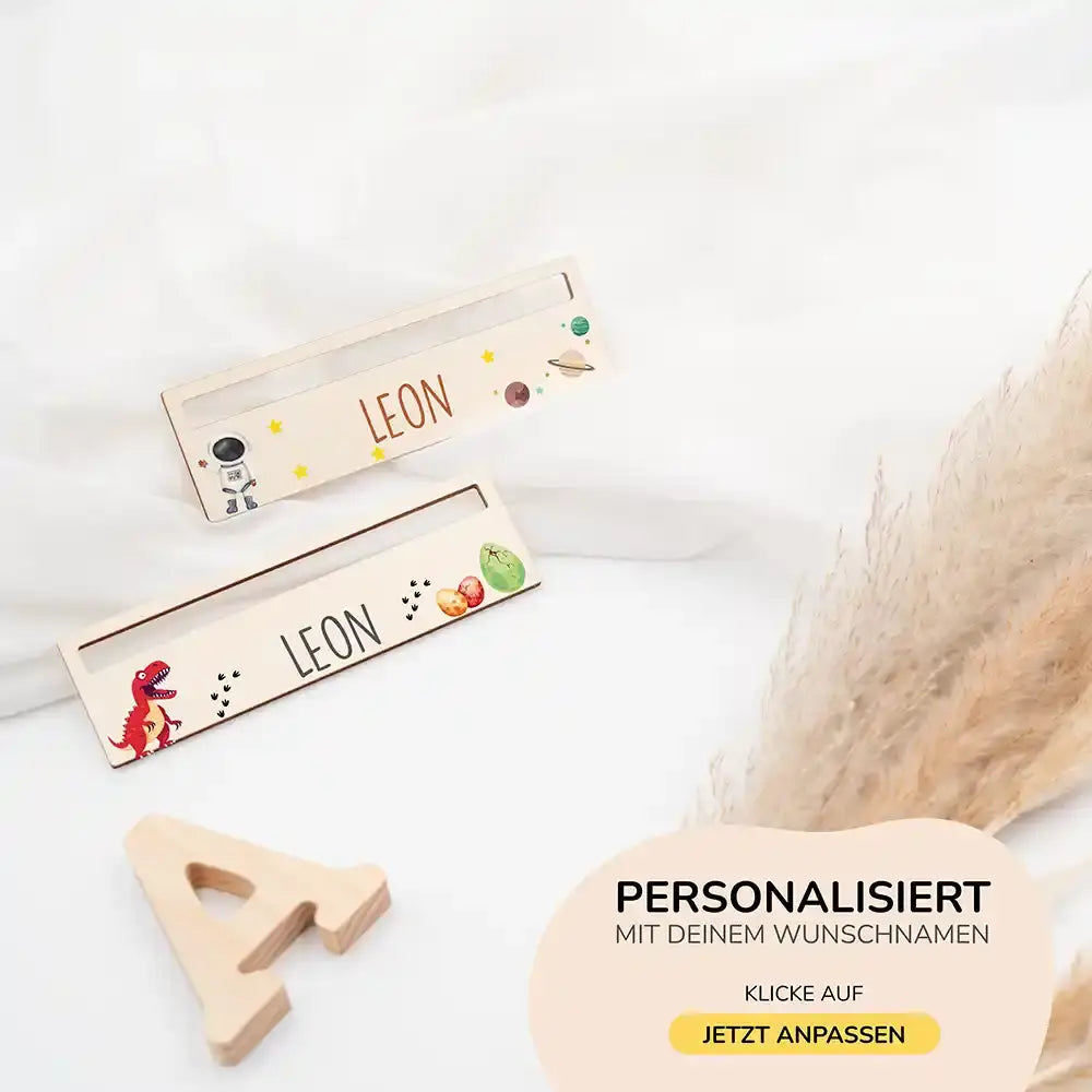 Lesehilfe personalisiert - Dinosaurier