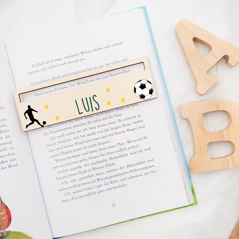 Lesehilfe personalisiert - FuĂźballer