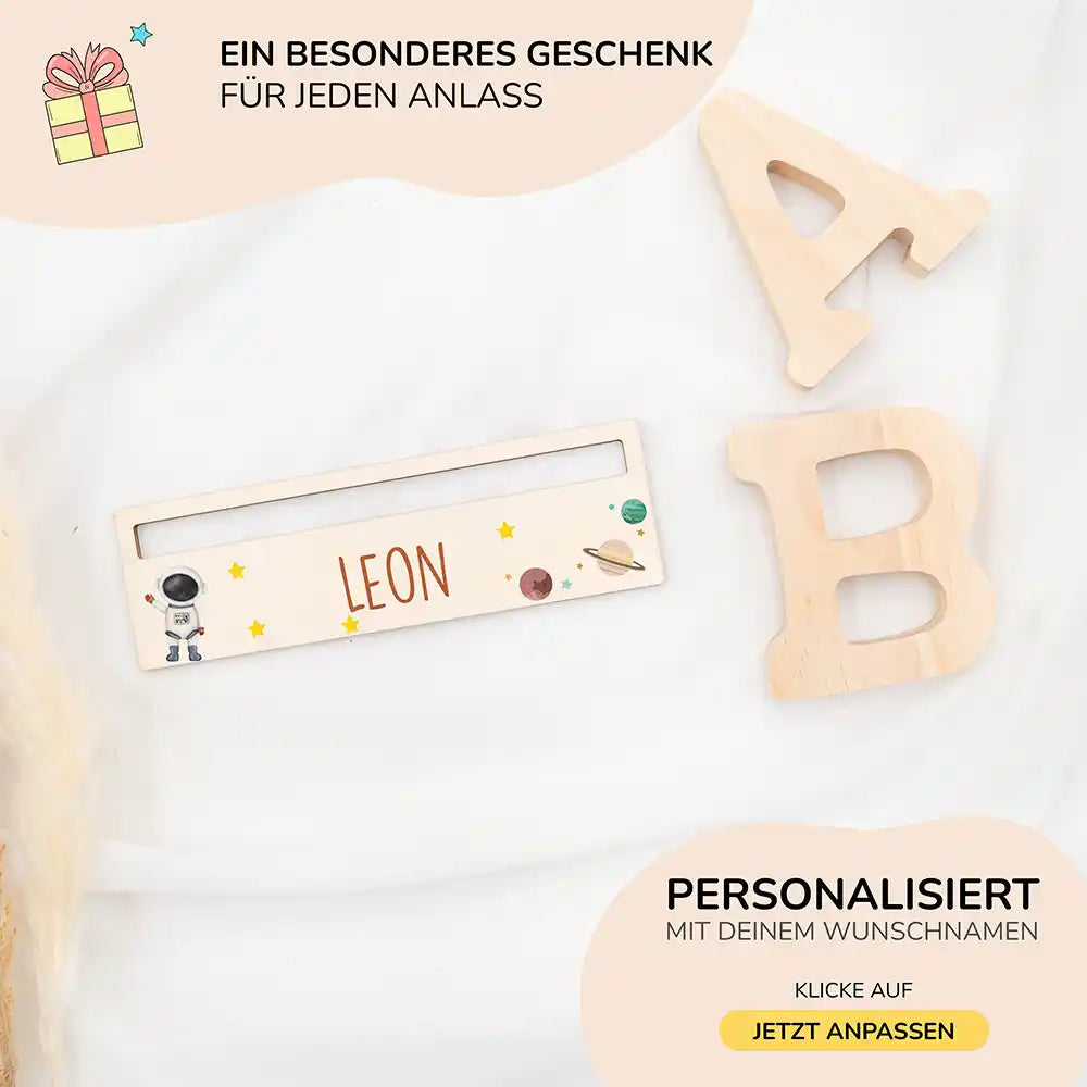 Lesehilfe personalisiert - Astronaut