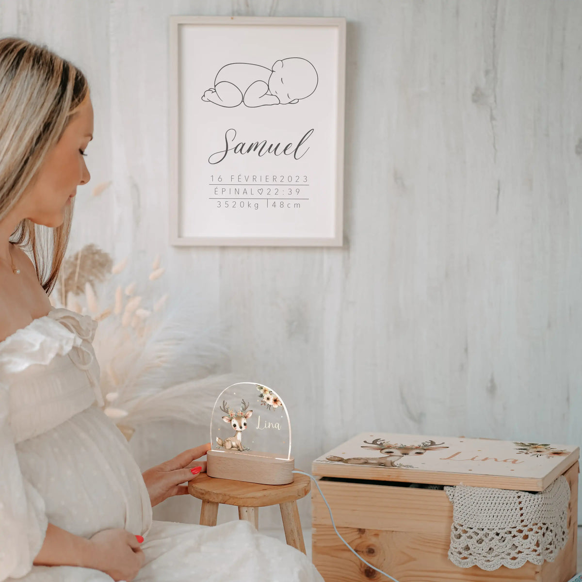 Geschenkset zur Geburt – Baby Reh | Baby Geschenk