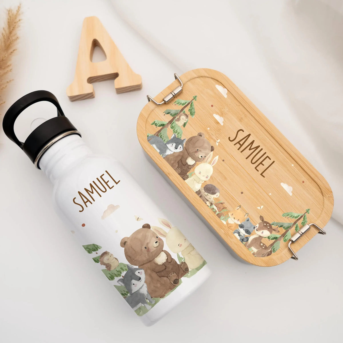 Schulset & Kita Starterset: Brotdose mit Trinkflasche fĂĽr Kinder