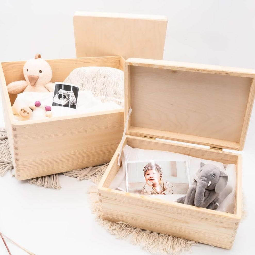 ngraved memory box with boho rabbit and custom name