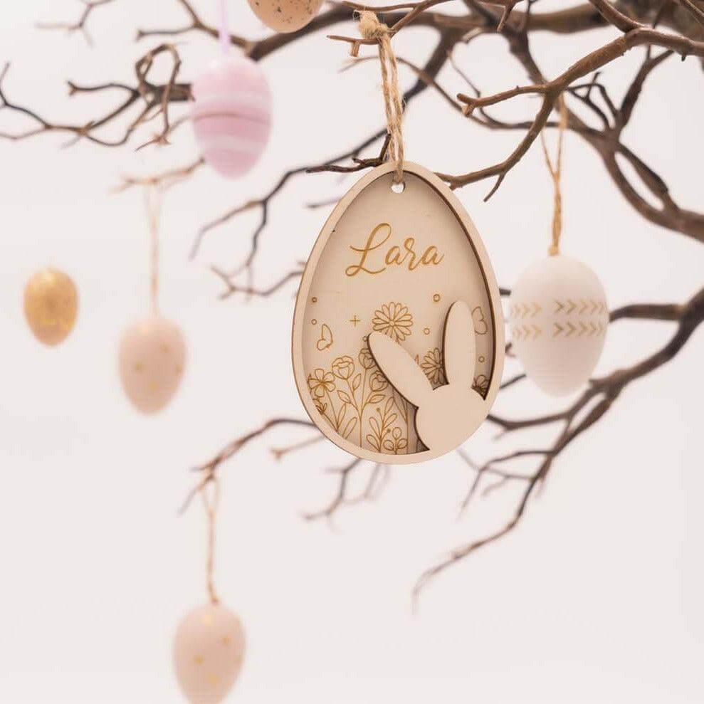 high-quality personalized wooden Easter decoration