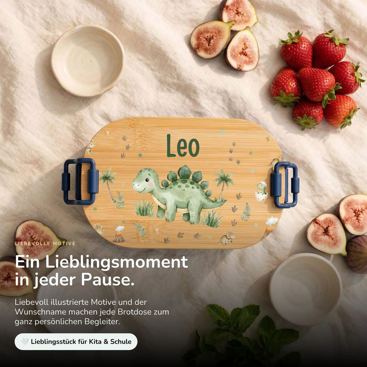 Brotdose Kinder personalisiert, Dinosaurier