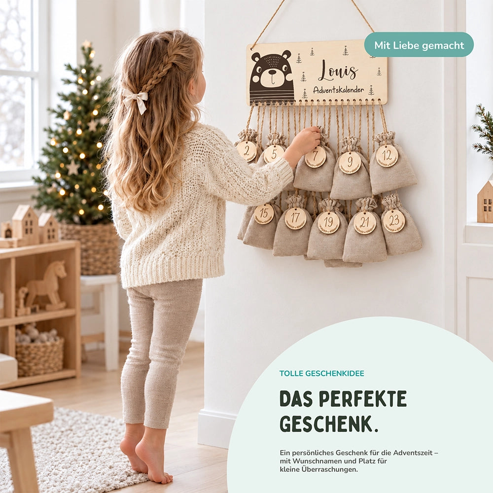 Adventskalender Kinder - Bär