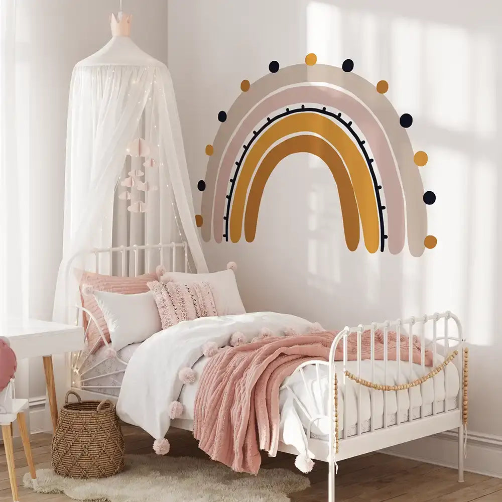 Wandaufkleber rainbow dot