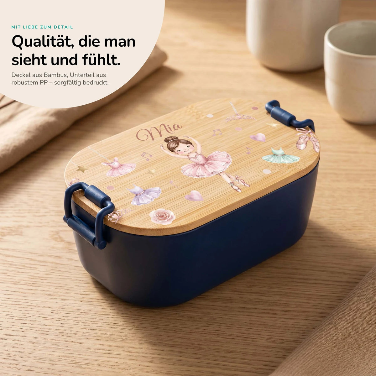 Brotdose Kinder personalisiert, Ballerina Tutu
