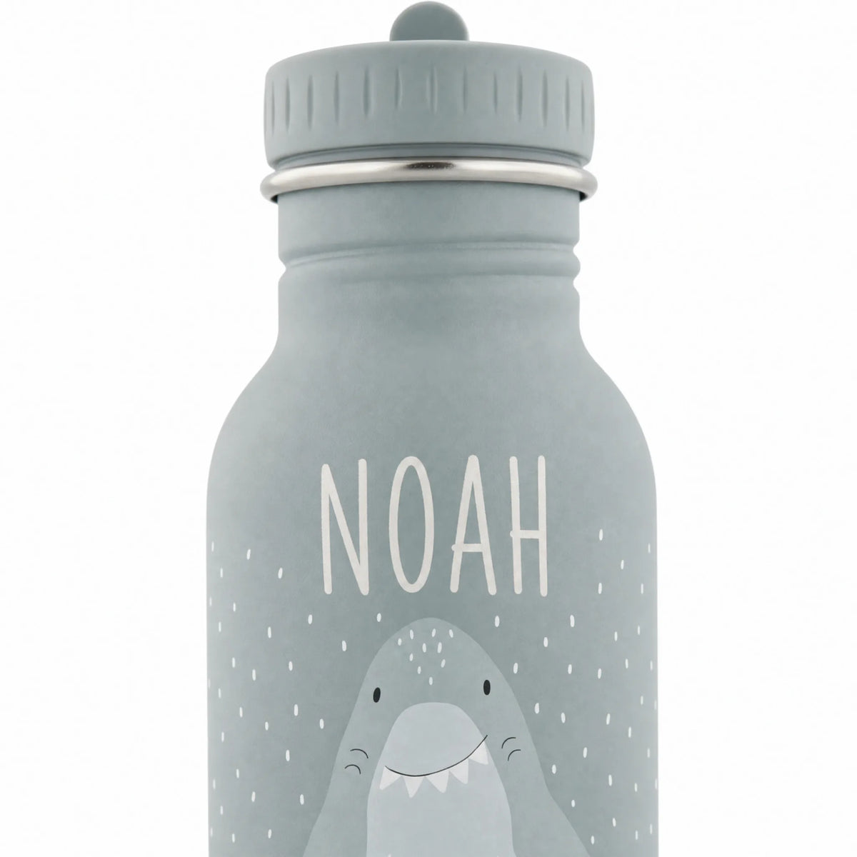Trixie Trinkflasche Kinder Hai, für Kita und Schule, mit Wunschname