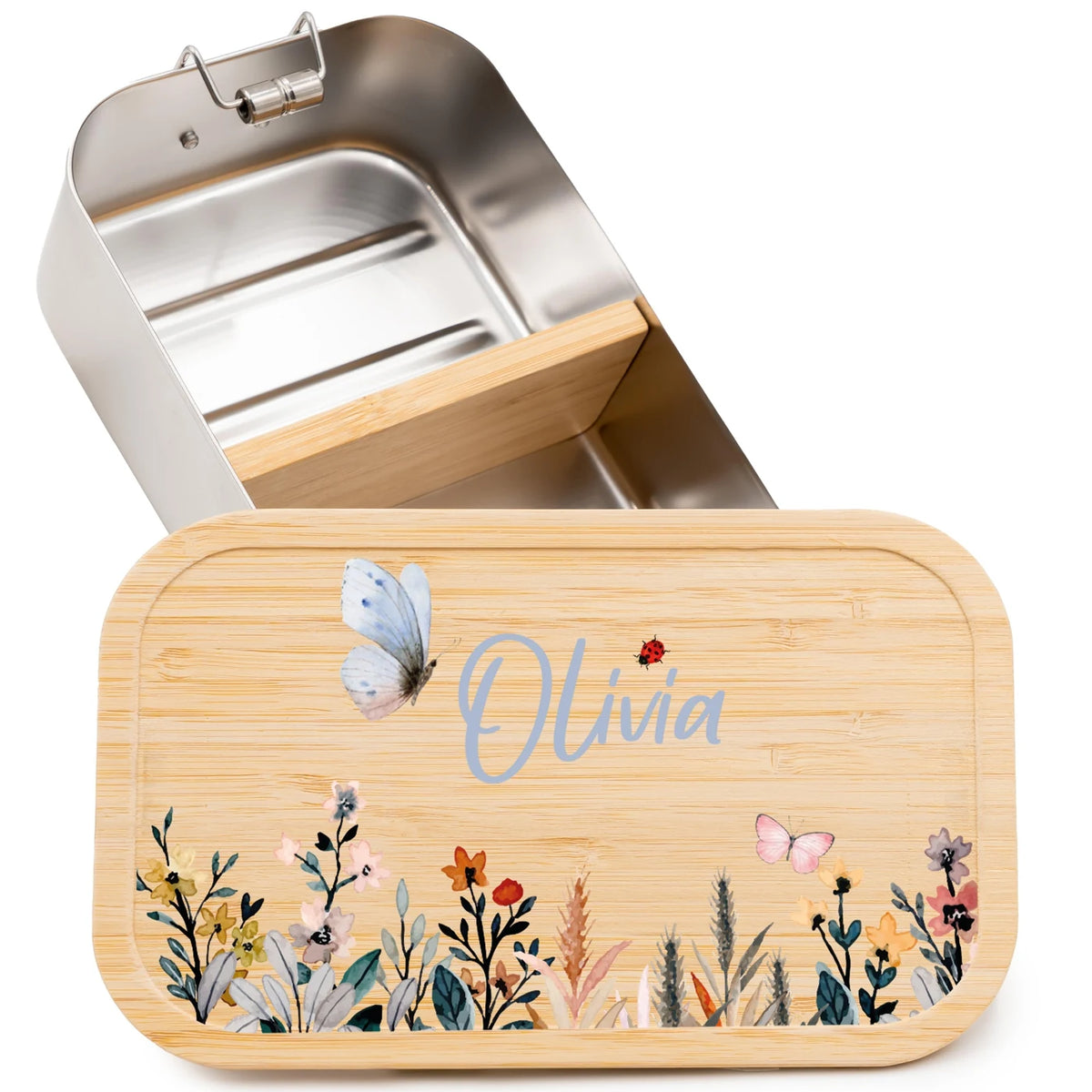 Brotdose Kinder personalisiert - Flora