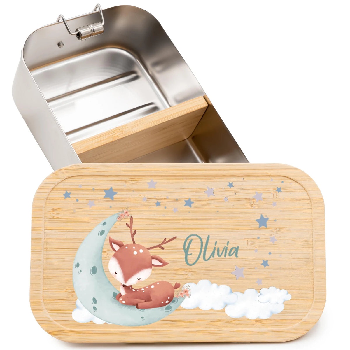 Brotdose Kinder personalisiert Baby Reh