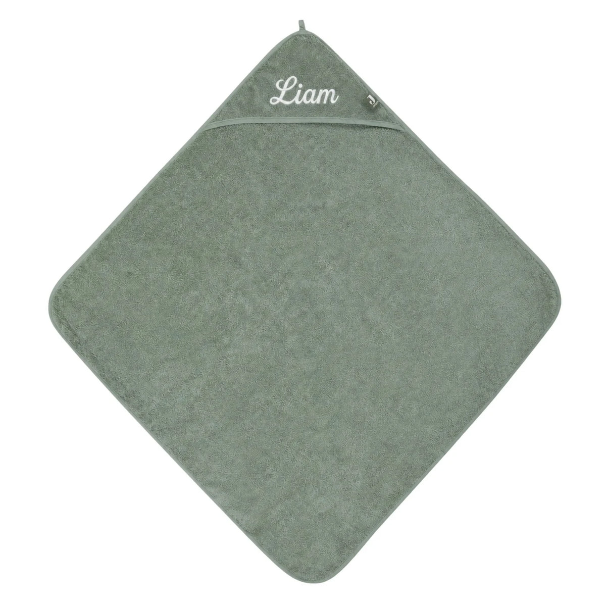 Kapuzenhandtuch Baby personalisiert – Mintgrün