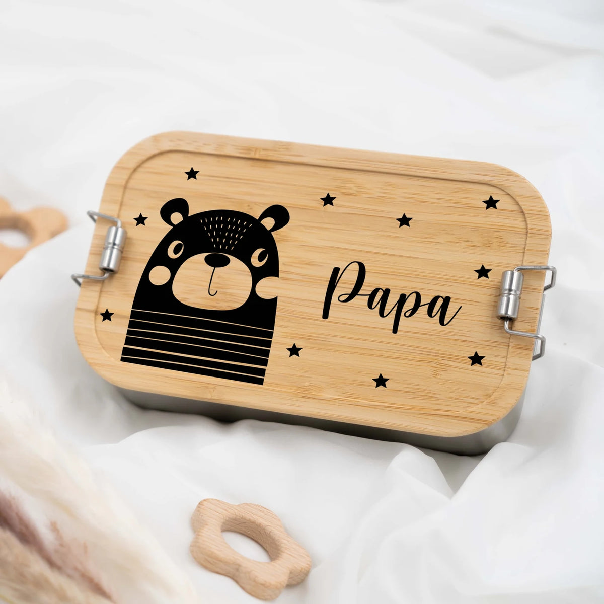 Brotdose personalisiert Bär