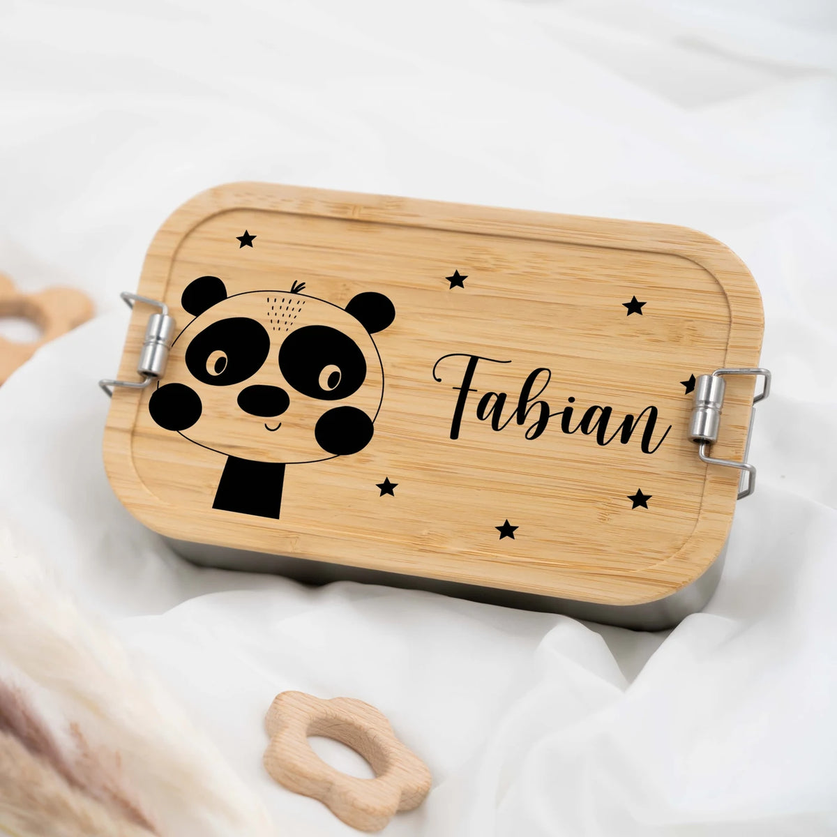 Brotdose personalisiert Panda