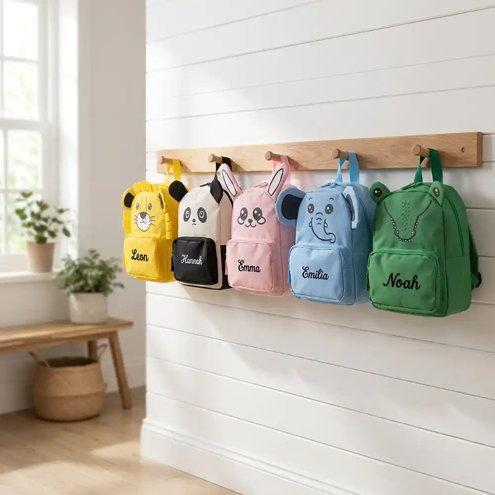 Personalisierter Kinderrucksack Löwe, für Kita, Krippe und Kindergarten