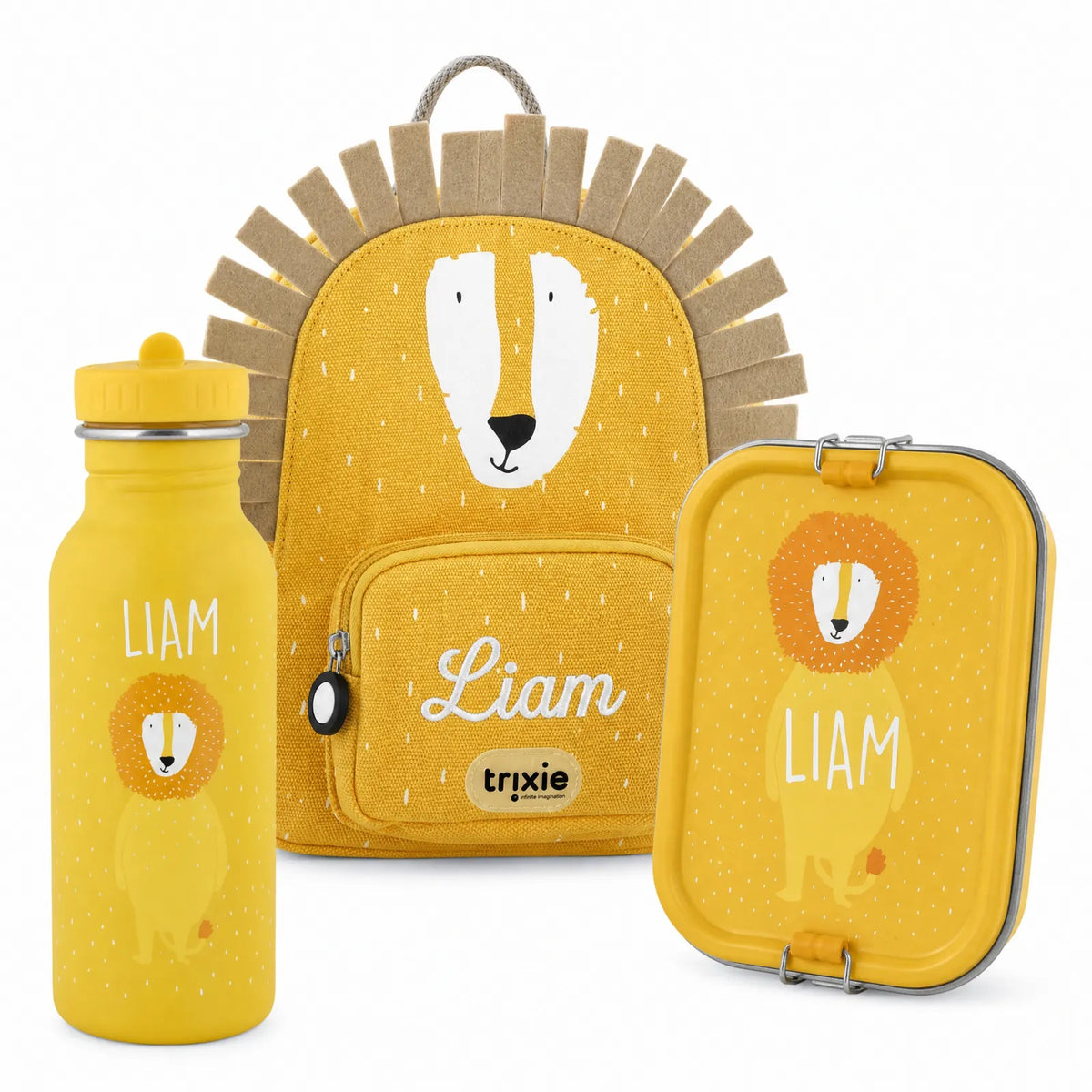 Trixie Kindergarten Set Löwe, personalisiertes Set im Tiermotiv