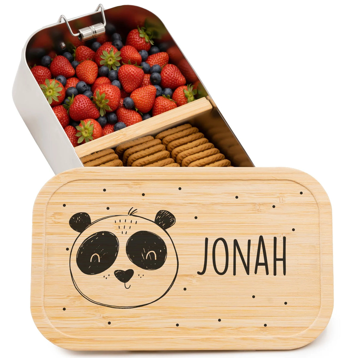 Brotdose personalisiert Panda Bär