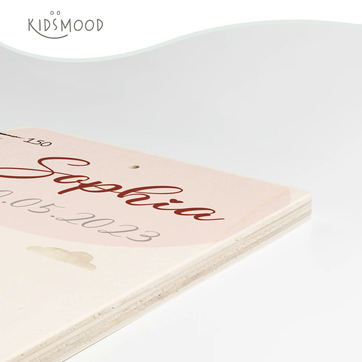 Messlatte Kinder Holz & Aluverbund - Tierfreunde & Ballon