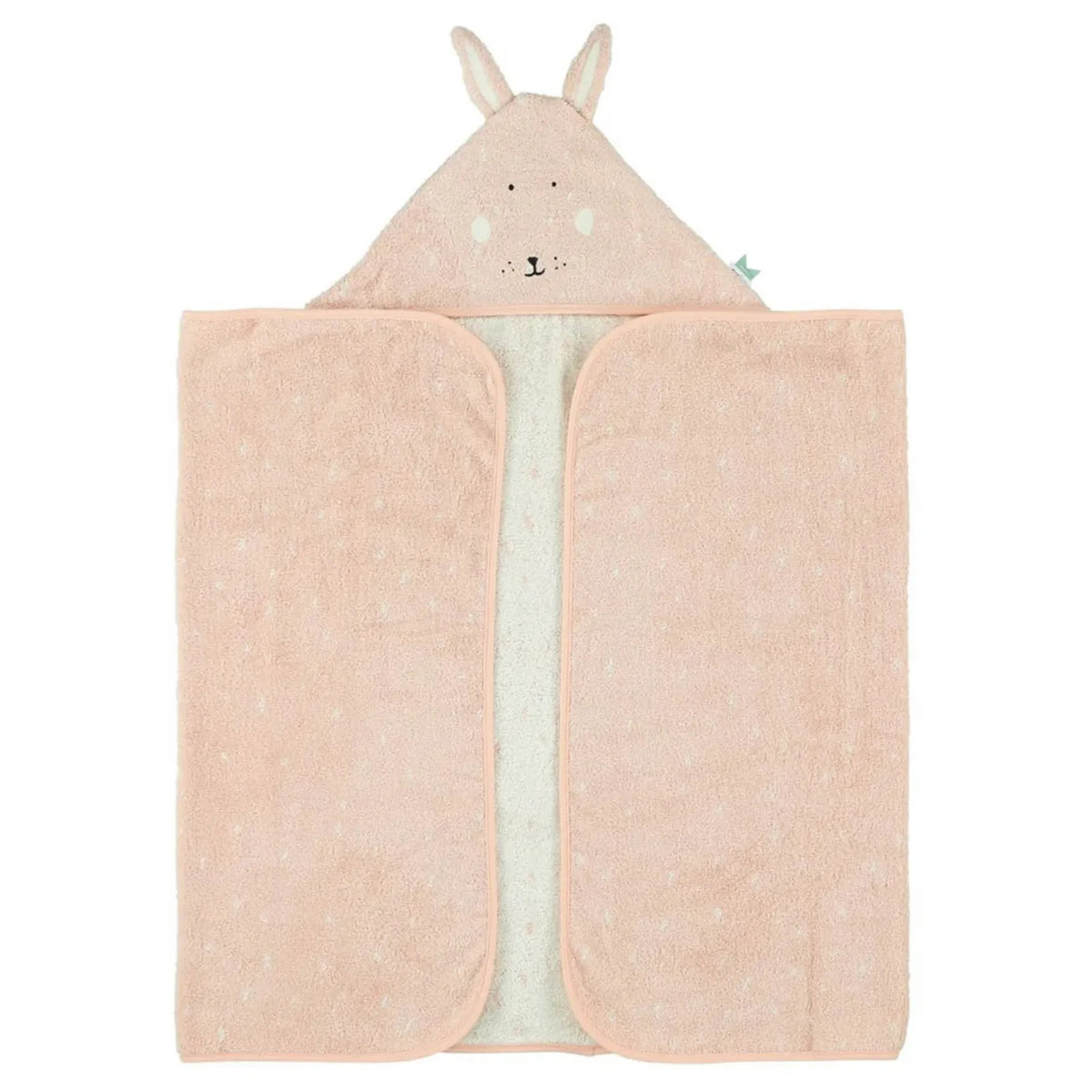 Trixie Kapuzenhandtuch Baby Hase, Badetuch mit Kapuze und Wunschname