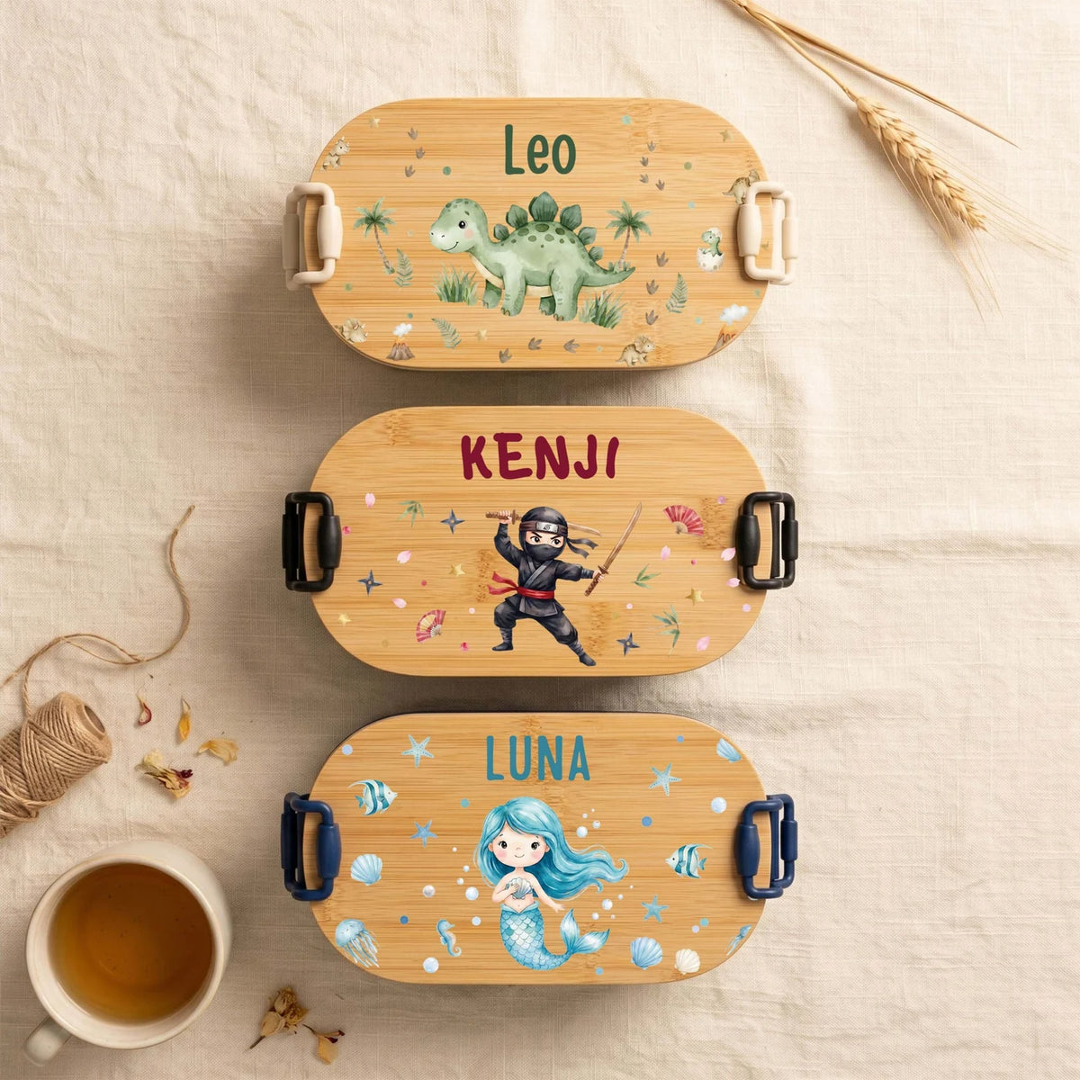 Brotdose Kinder personalisiert, Ninja